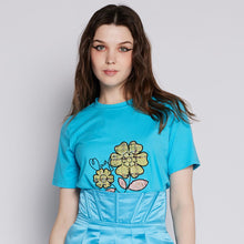 Load image into Gallery viewer, Embroidered Flora Tee
