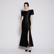 Load image into Gallery viewer, Fish Feather Slit Dress
