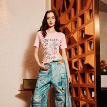 Load image into Gallery viewer, PARACHUTE PANTS DENIM
