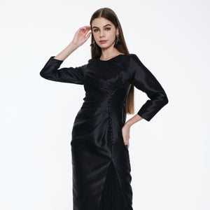 Tijah Pleated Maxi Dress