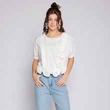 Load image into Gallery viewer, Rose Embellished Top
