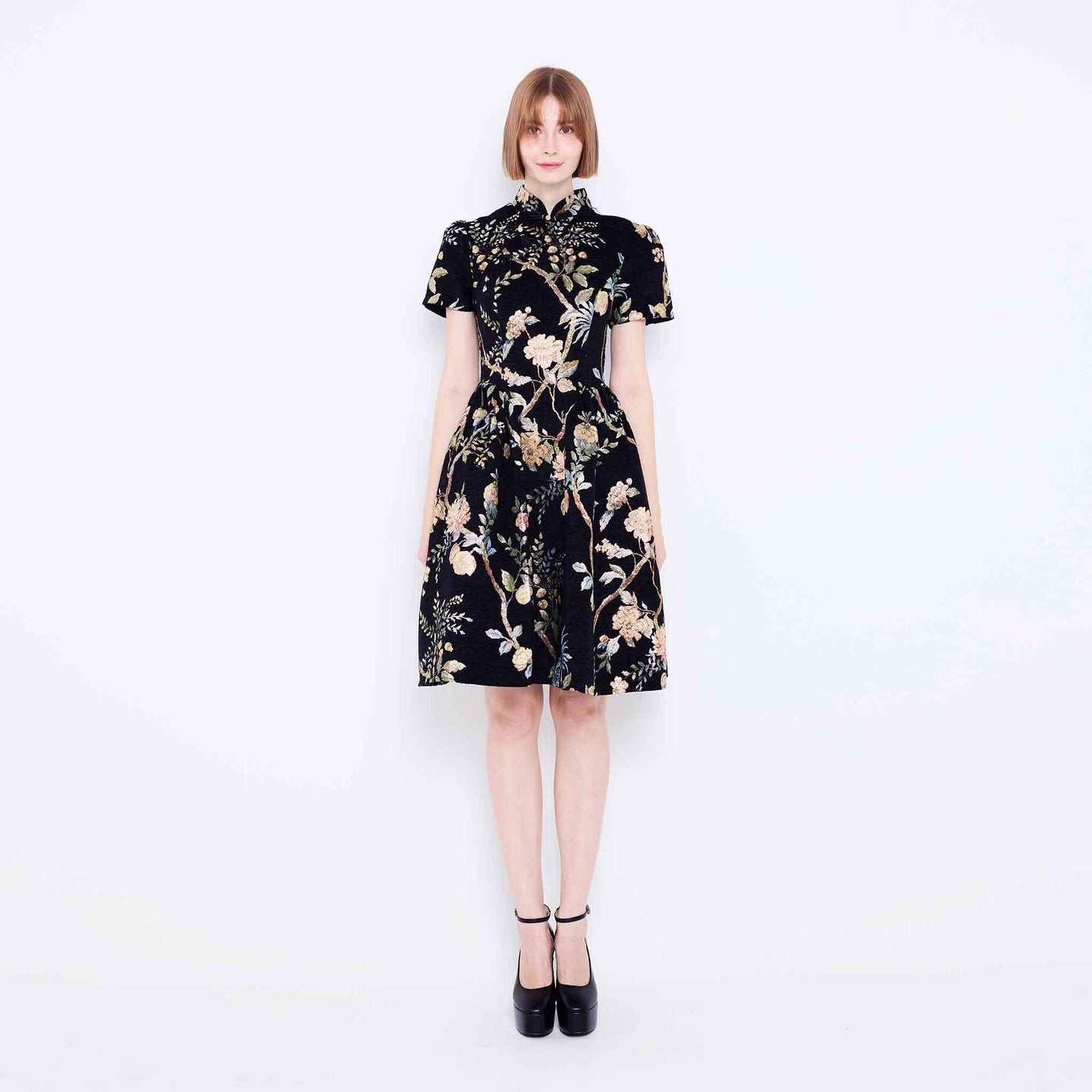 Lirui Jaqquard Qipao Dress