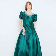 Load image into Gallery viewer, Diamante Round Neck Gown
