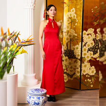 Load image into Gallery viewer, Li Hua Scallop Qipao
