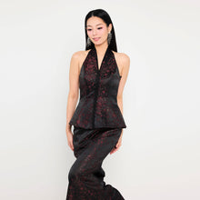Load image into Gallery viewer, Li Ting Halter Maxi Dress
