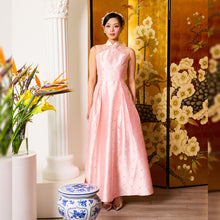 Load image into Gallery viewer, Li Ying Diamante Lace Maxi Qipao
