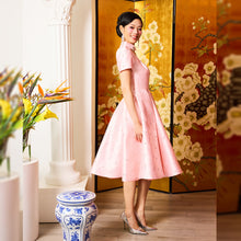 Load image into Gallery viewer, Li Yan Diamante Flare Qipao
