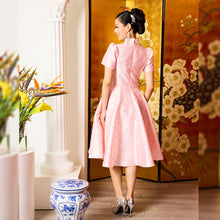 Load image into Gallery viewer, Li Yan Diamante Flare Qipao
