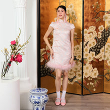 Load image into Gallery viewer, Li Mei Feather Dress
