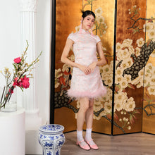Load image into Gallery viewer, Li Mei Feather Dress
