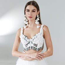 Load image into Gallery viewer, Floral Embellished Bustier Set
