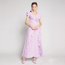 Load image into Gallery viewer, Ruffles Chiffon Maxi Dress
