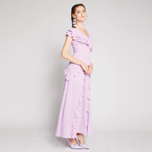 Load image into Gallery viewer, Ruffles Chiffon Maxi Dress
