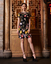 Load image into Gallery viewer, Mei Huā Floral Applique Dress
