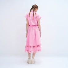 Load image into Gallery viewer, Blouse &amp; Midi Skirt Set
