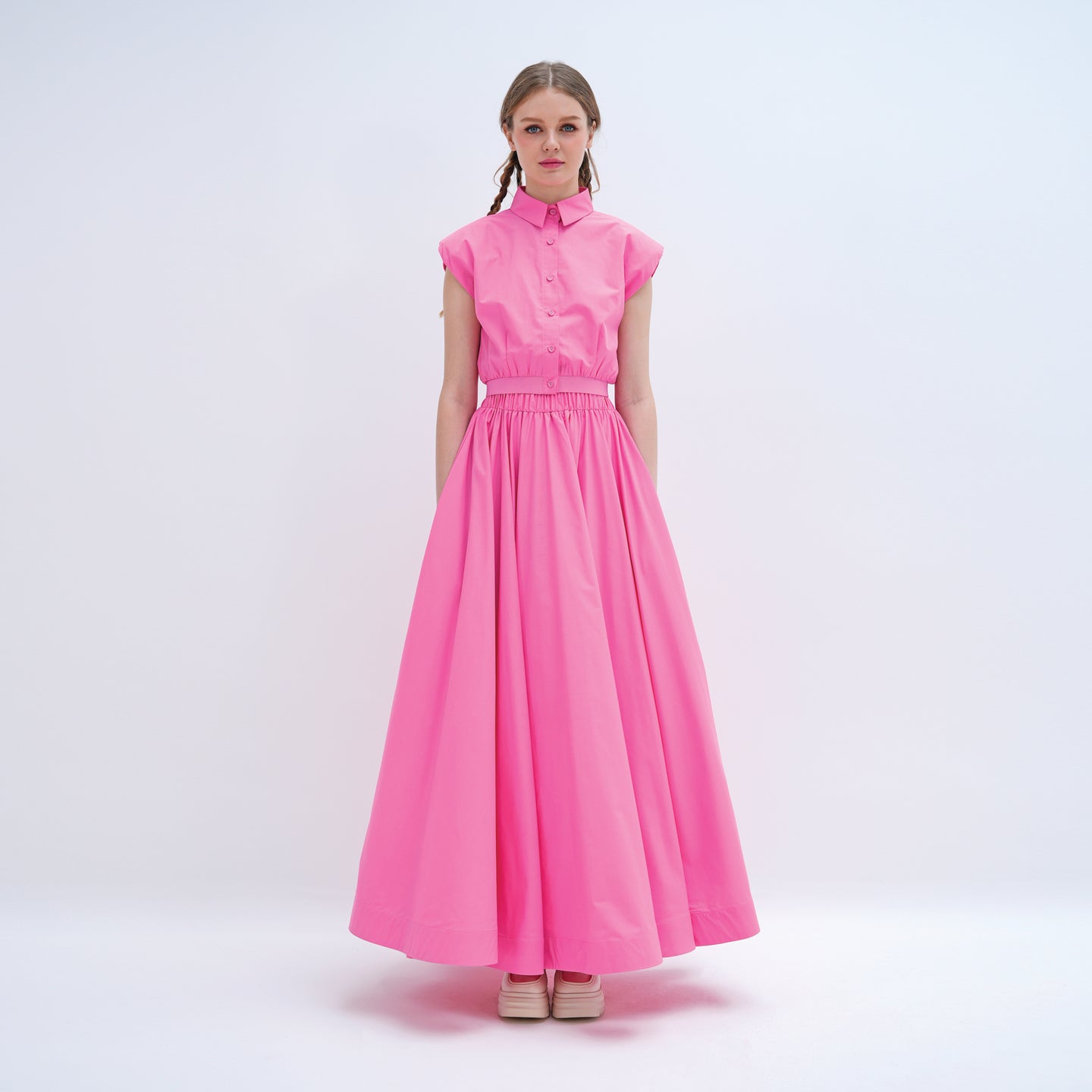 Flare Maxi Skirt