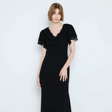 Load image into Gallery viewer, Draped Chiffon Dress
