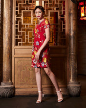 Load image into Gallery viewer, Mei Huā Floral Applique Dress
