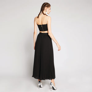 Chiffon Pleated Pants