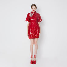 Load image into Gallery viewer, Xin Yue Sequin Qipao
