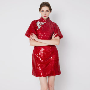 Xin Yue Sequin Qipao
