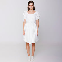 Load image into Gallery viewer, Round Sleeve Dress with Belt
