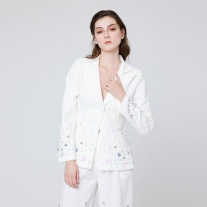 Elen Embellished Suit and Pants Set