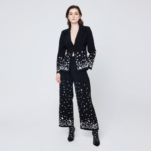 Elen Embellished Suit and Pants Set