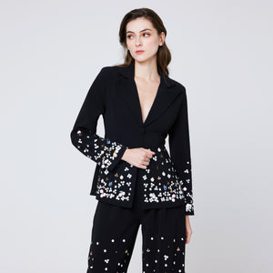 Elen Embellished Suit and Pants Set