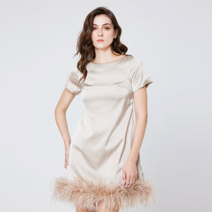 Cora Feather Dress