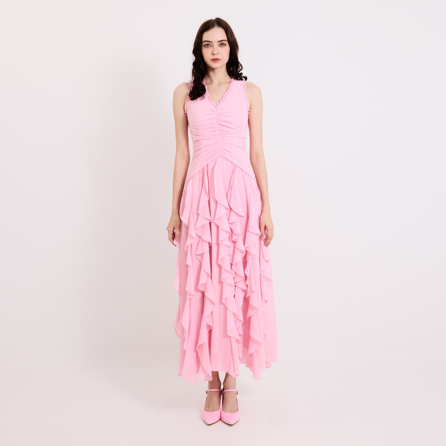 Ruffled Maxi Dress