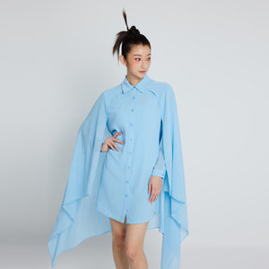 Cape Shirt Dress