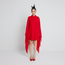 Load image into Gallery viewer, Cape Shirt Dress
