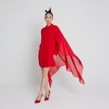 Load image into Gallery viewer, Cape Shirt Dress
