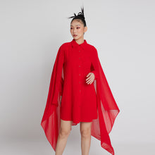 Load image into Gallery viewer, Cape Shirt Dress
