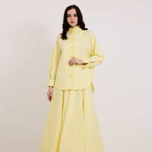 Mandarin Lace Shirt