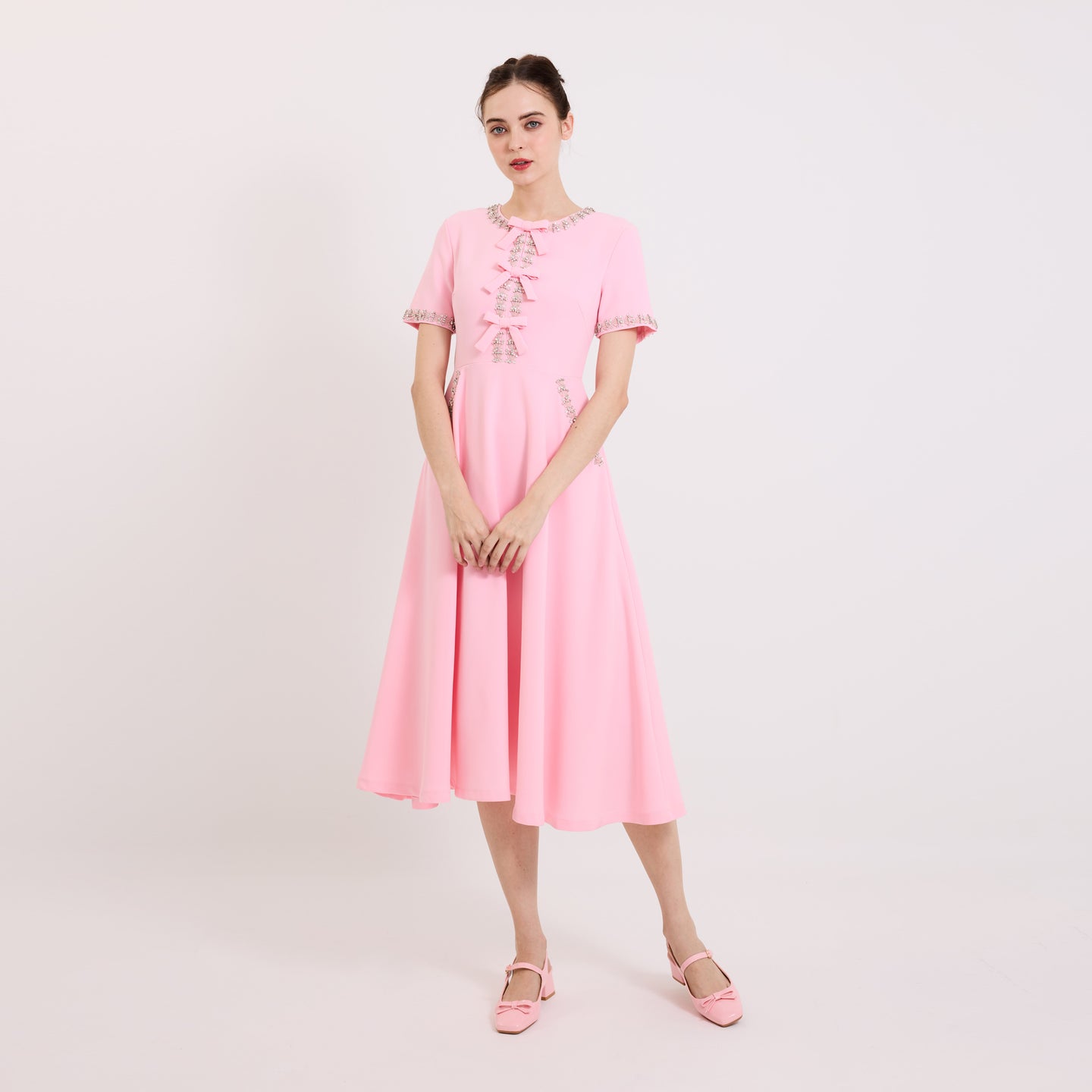 Karie Diamonte Midi Dress