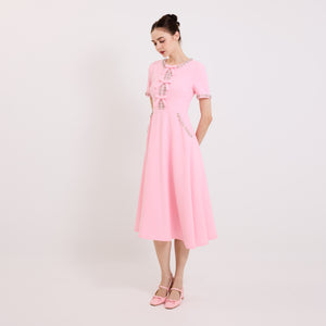 Karie Diamonte Midi Dress