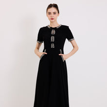 Load image into Gallery viewer, Karie Diamonte Midi Dress
