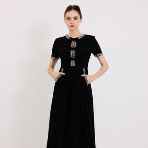 Karie Diamonte Midi Dress