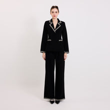 Load image into Gallery viewer, Kylie Diamonte Jacket and Trouser Set
