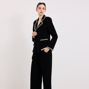 Kylie Diamonte Jacket and Trouser Set
