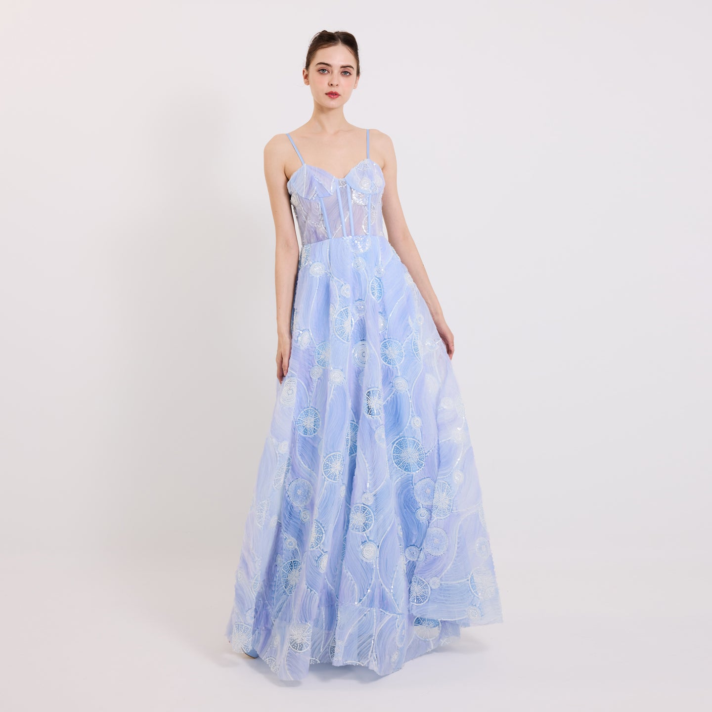Aerial Strappy Gown