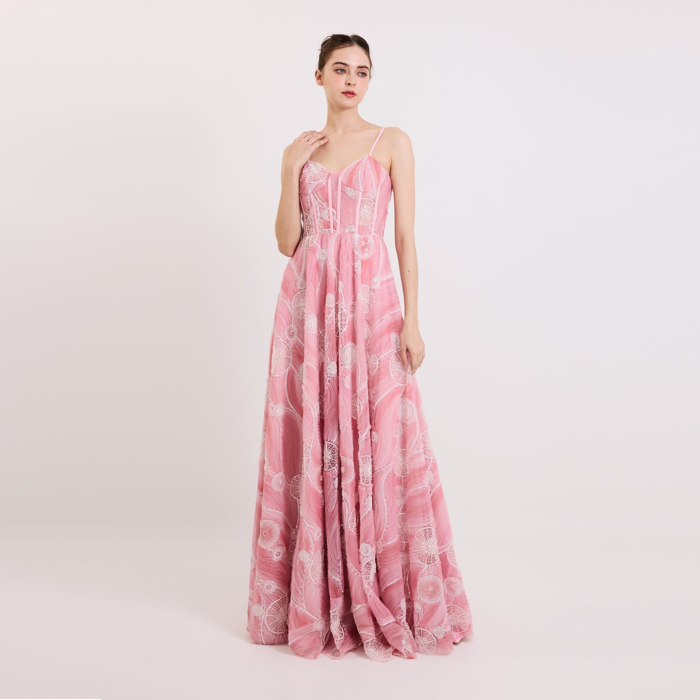 Aerial Strappy Gown