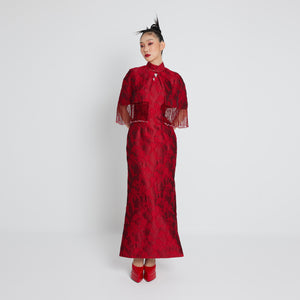 Xue Ke Tassel Cape