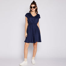 Load image into Gallery viewer, LINEN MINI DRESS
