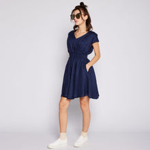 Load image into Gallery viewer, LINEN MINI DRESS
