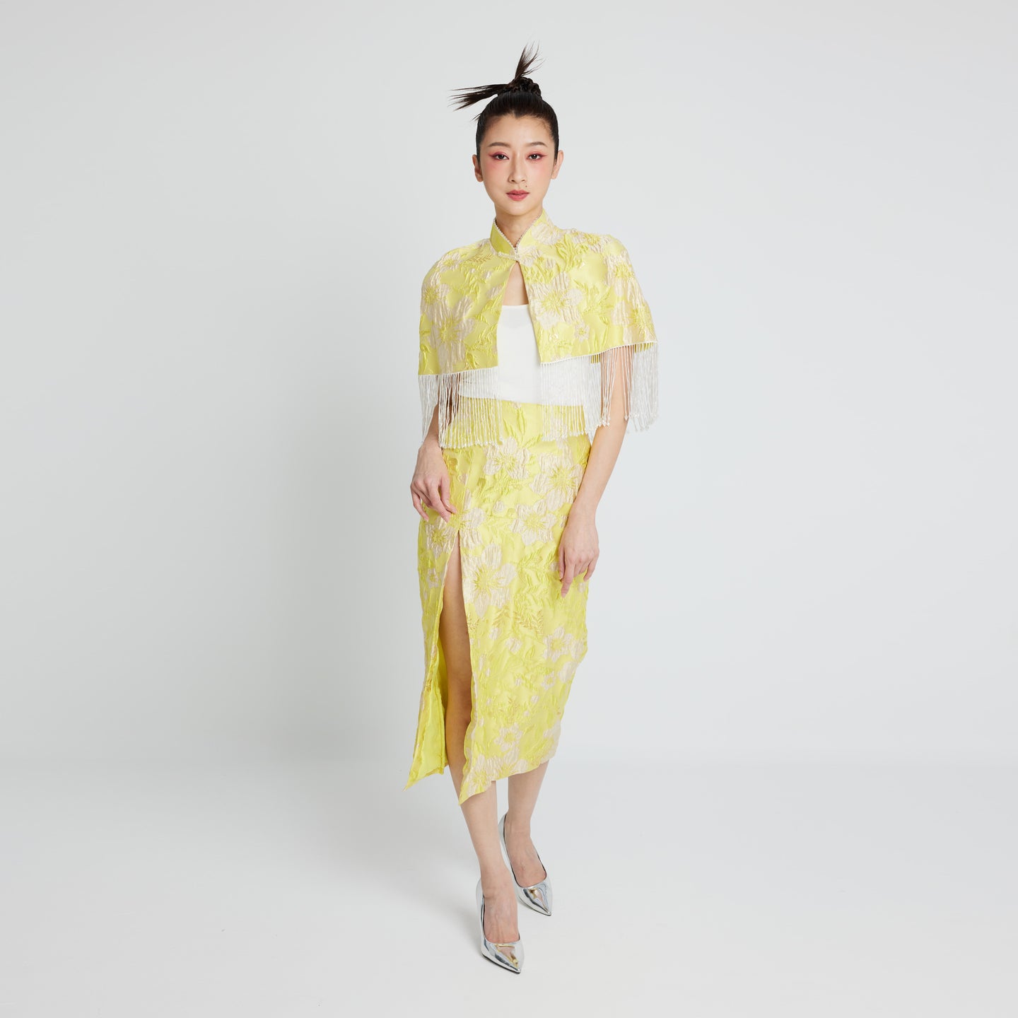 Xue Ke Slit Skirt