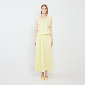 Sleeveless Top and Skirt Set