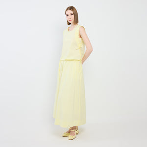 Sleeveless Top and Skirt Set